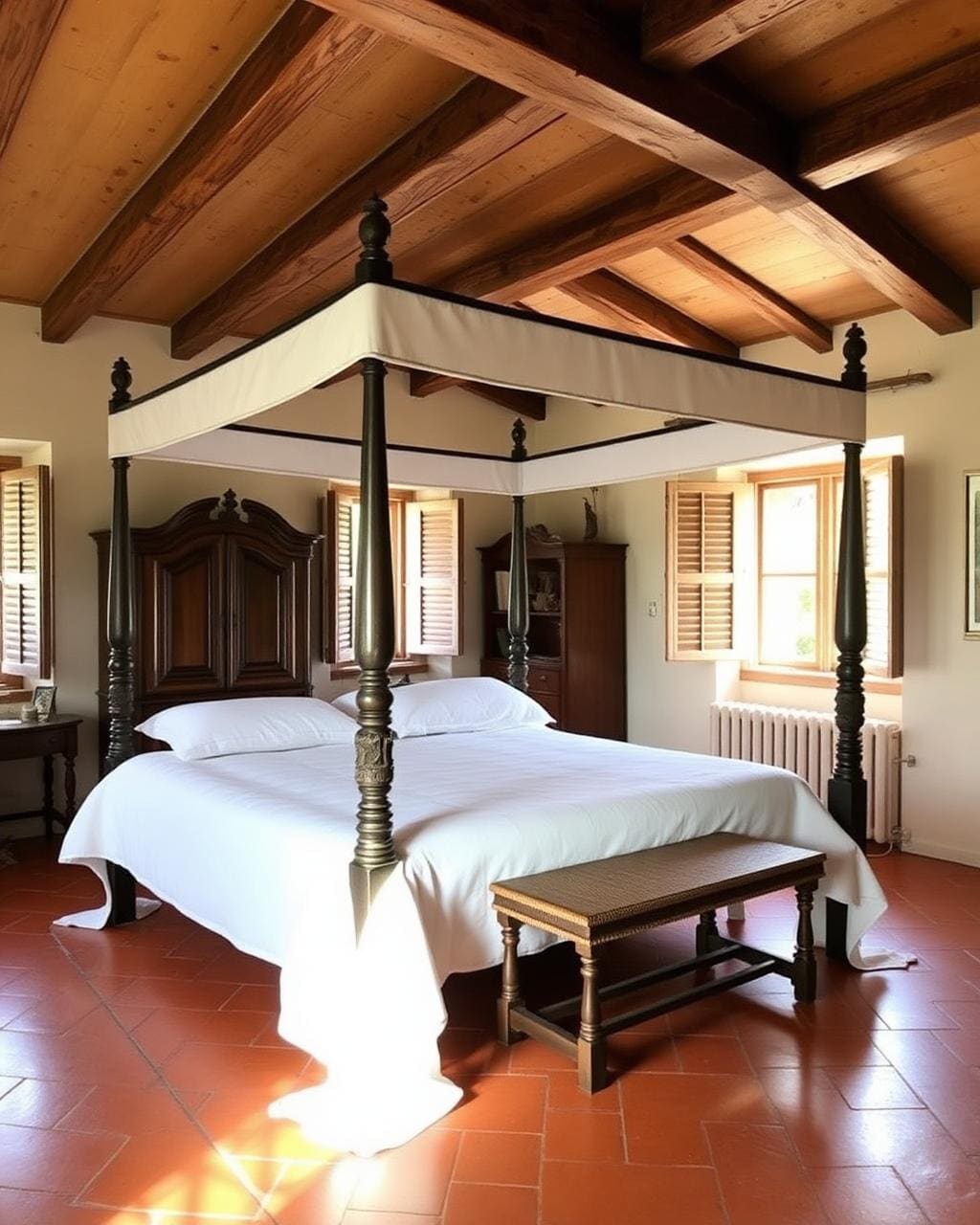 Chambre principale lumineuse